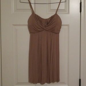 Tan dress
